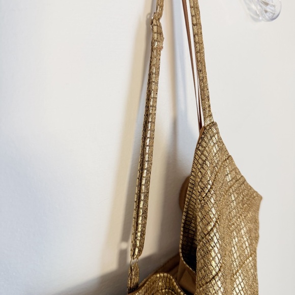 JLUXLABEL Bodycon Metallic Gold Maxi Dress, Fully Lined - Picture 7 of 16